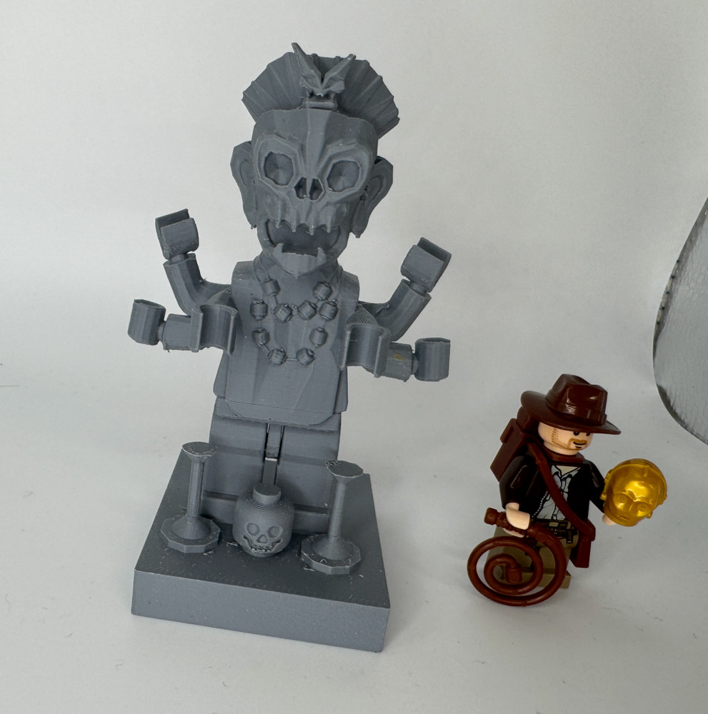 Rare Lego Indiana Jones Video Game Custom Kali Statue