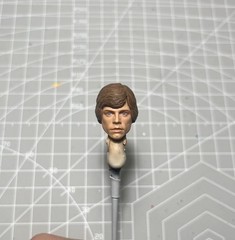 1/12 Painted Mark Hamill Young Luke Head Carved Fit For 6” ML Action Figure