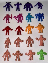M.U.S.C.L.E. Muscle Men Kinnikuman Flesh Color 1985 Mattel Figure Lot 20 Class B