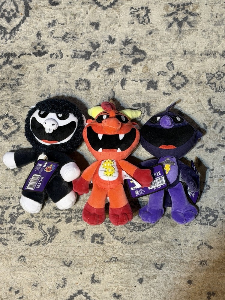 poppy playtime nightmare critters plush Poe, Simon Smoke, Baba Chops You Pick