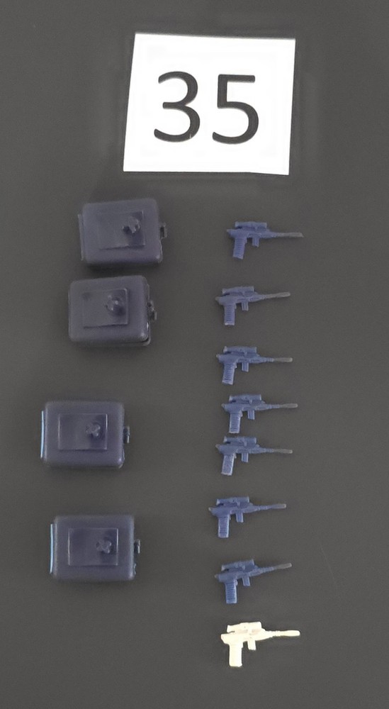GI Joe Destro Gun & Case Lot. 1983. Played With Condition. Priced To Sell! 35