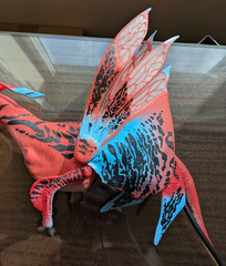 Pandora Avatar ACE Banshee Rookery RED/BLUE Interactive Puppet READ! As Is VIDEO