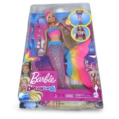 Barbie Dreamtopia Rainbow Lights Mermaid Doll DHC40 Pink Blue Yellow 2018 NEW