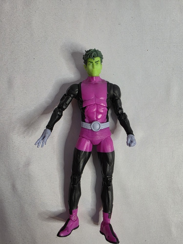 McFarlane DC SDCC Beast Boy Chase Platinum UCC Exclusive Loose Figure 2025