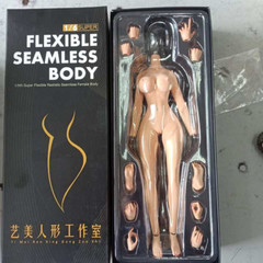 1/6 Normal Large Breast Super Flexible Makeup Seamless Body Figure With Detail