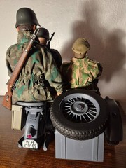 Ultimate Soldier 21st Century Toys WWII German Motorcycle with Figures