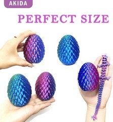 2 Pack 3D Dragon Eggs with Bendable Dragons – Perfect Sensory Fidget Toy