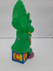 Vintage 1992 Barney Dino Baby Bop 7″ Plastic Piggy Coin Bank Lyons Group