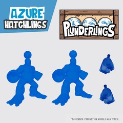 Plunderlings AZURE Hatchling Crate Figure Add-Ons Bubbler Gills
