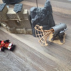 Schleich Dragon Castle Fortress 42102 Set Blue Dragon Knights Boulders Wall