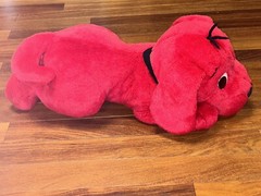 24 in. Clifford the Big Red Dog Barking Jumbo Plush Stuffed Animal Large Vintage