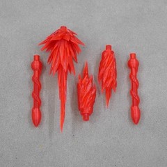 3D DIY 5mm plug Blast Effect Upgrade Kit For SIEGE Kingdom Legacy Accessories