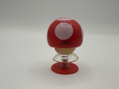 Mario Super Bros Spring Popper Jumping Toy Spring Power Up Red Mushroom 2 in.