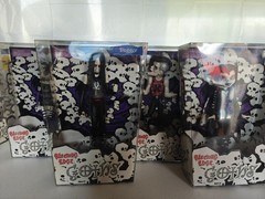 Bleeding Edge Goths – Large Lot, 7 Figures, Original 4 – 7″, Rare/Exclusive