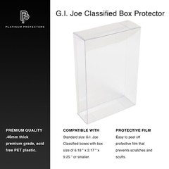 GI Joe Classified Box Protector Case for 6″ Action Figure Retail Display