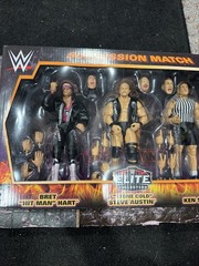 WWE Mattel Elite Collection Wrestlemania 13 Submission Match Figure 3 Pack NIB🔥