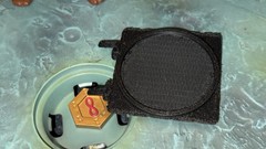 Unpainted Black & Brown Trapdoor – Classics Castle grayskull (Hole cover) He-Bro