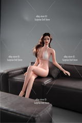 1:6 Female Makeup Seamless Body With detail Pale Skin Medium Breast 12″ Figure