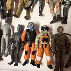 HUGE 4″ Action Figure Lot Of 68 No Duplicates Vtg 85′ Marvel DC Battlestar READ