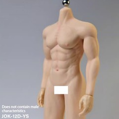 JIAOU DOLL 1/6 Seamless Male Body Doll Male Figure Fit 12″ For Phicen Hot Toys