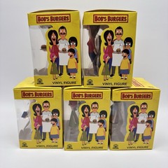 Bobs Burgers Figure Set Of 5 Culturefly Bob, Linda, Tina, Gene New