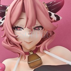 Anime Figure Inspired by Paina Pink Cow Girl 1/4 Scale 30cm PVC Statue Model Toy