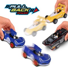 Sonic Shadow Tails Pullback 3 Pack Vehicles Non Riding Toy No Batteries Required