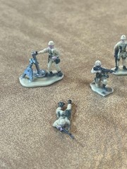 Galoob Micro Machines Military Figures Army Men Soldiers Tan Lot of 8 Unique