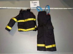 1/6 Scale Modern Era Firefighter Bunker Gear Uniform