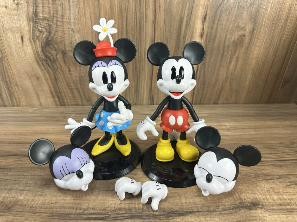 Disney 100 Anniversary Collectible Action Figures Mickey and Minnie Mouse
