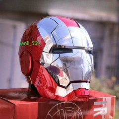 Iron man Mk5 1:1 Electric Helmet Jarvis Wearable Voice Control Halloween Cosplay
