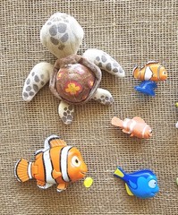 Lot Of 10 Disney Finding Nemo Dora Toy Figures 1.25″ To 5.5″ Pearl, Squirt,…