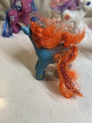 My Little Pony Figures Lot of 7 from Vintage 2002-2004 Various Sizes