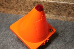 Rare Toy Story 2 Buzz Lightyear Undercover Toy Figure Orange Traffic Cone WORKS