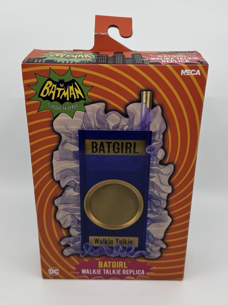 NEW SEALED Neca DC Batman 1966 Classic TV Series Batgirl Walkie Talkie Replica