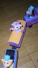 ERTL Shari Lewis Lamb Chop & Friends Figurine Lot And Train Cars 1994 Vintage