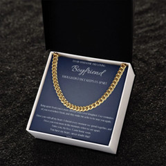 Boyfriend Long Distance Gift, Boyfriend Necklace Personalized, Boyfriend Necklac
