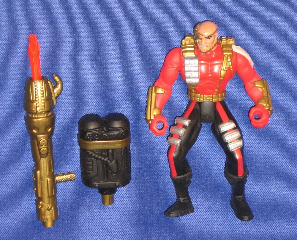 1995 GI Joe Extreme Inferno 5″ Action Figure Loose Hasbro Flamethrower Kenner