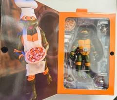 NECA TMNT Pizza Club Complete Set Leonardo Donatello Michelangelo Raphael NEW