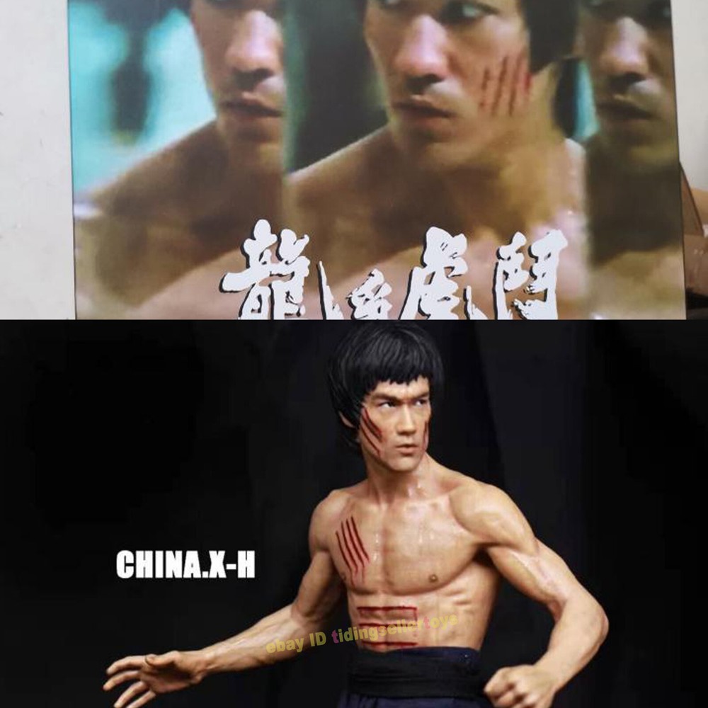 CHINA.X-H Fist of Fury Kung Fu Master Lee 1/6 Resin Tribute Statue Li Xiaolong