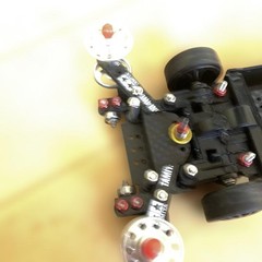 Tamiya Mini 4WD MS Flex Dual Ridge Hyper Dash PRO Motor Carbon Finished