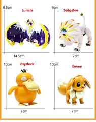 High Quality Pokemon Ball Deformation Toy Pikachu Mewtwo Gyarados Pocket Monster