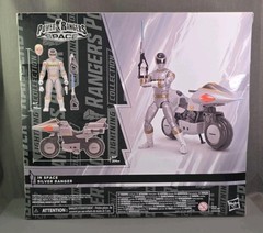 Power Rangers Lightning Collection IN SPACE SILVER RANGER & Cycle Deluxe Set NEW