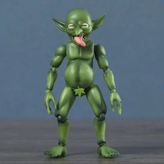 10cm Goblin Kun Figure Monster Action Figurine Desk Collectible Toy Gift in Box