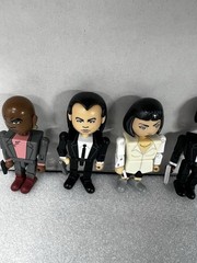 2004 NECA Figure LOT Pulp Fiction The Cast JULES Vincent THE GIMP Mia BUTCH Zed