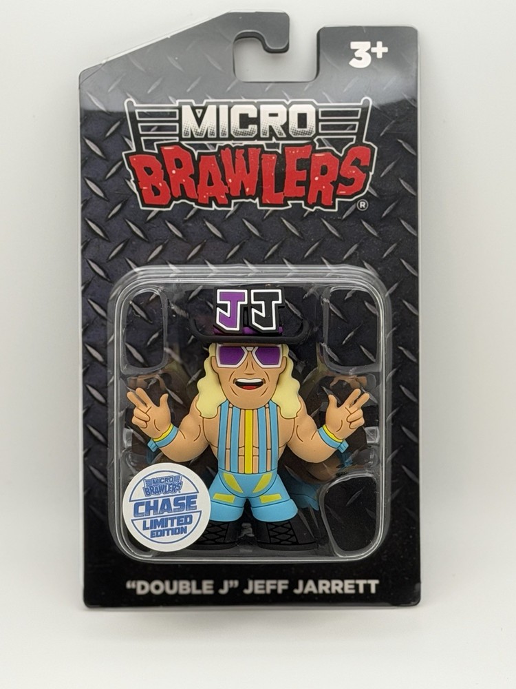 Jeff Jarrett Micro Brawlers Chase Limited Edition Figure Sealed AEW WWE TNA