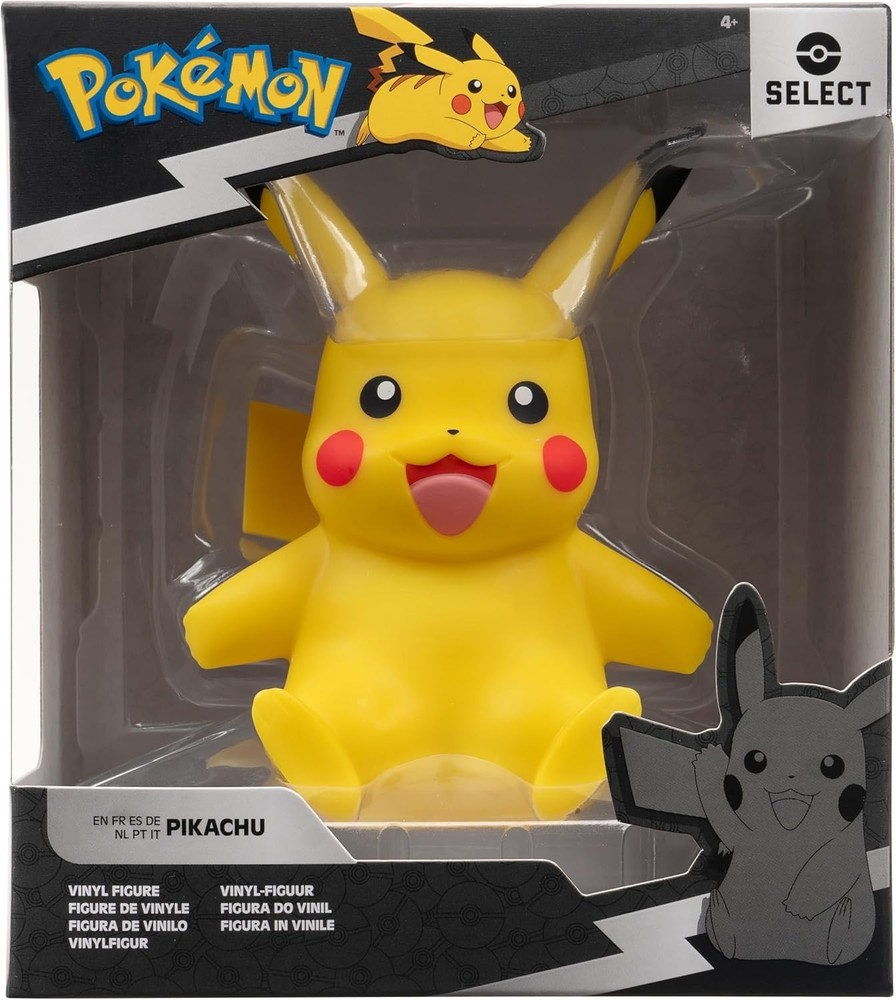 Jazwares Pokemon Select Series 1 Pikachu Boxed 4″ Vinyl Figure Collectible Toy
