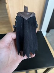 DC BATMAN MOTORCYCLE – PULL BACK / 2003 Cloth Cape Dc Comics 6.5 Inches