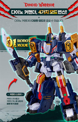 Miniforce Dinoid Warrior DINO EMPEROR +DINO COMMANDER Set Transformer Robot 2025