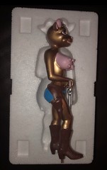Cathy Cowgirl Sculpture GOLD Version Ron English Strangeco Popaganda 100 Made